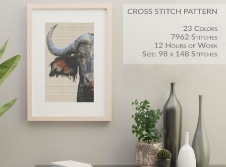 buffalo-cross-stitch-picture