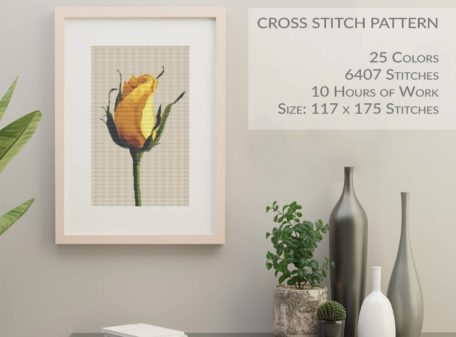 yellow-rose-cross-stitch-picture