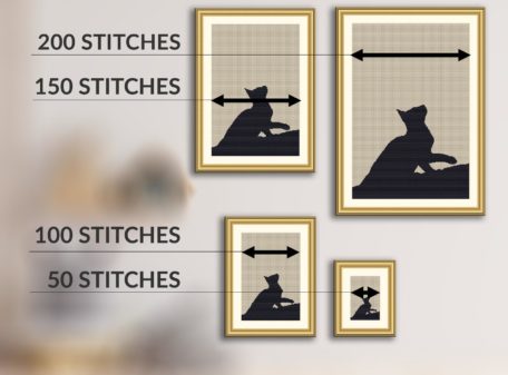black-cat-cross-stitch-picture
