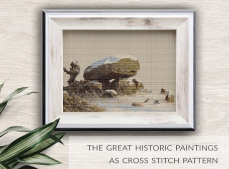 megalithic-grave-cross-stitch-picture